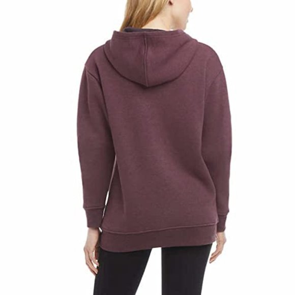 Danskin Ladies Soft Brushed Fleece Full Zip Hoodie -Purple- Medium - NWT - Picture 2 of 2